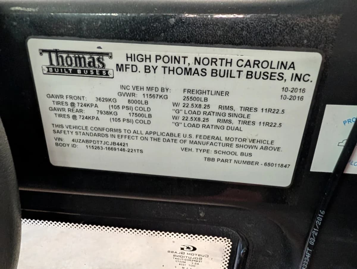 2018 Thomas C2 48 Passenger - Image 22