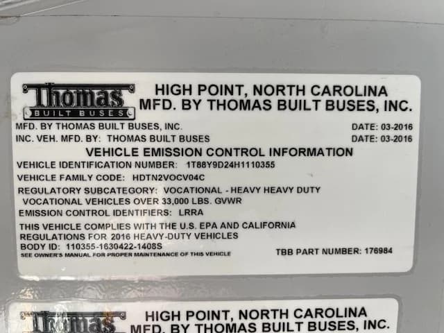 2017 THOMAS FE 84 Passenger - Image 28