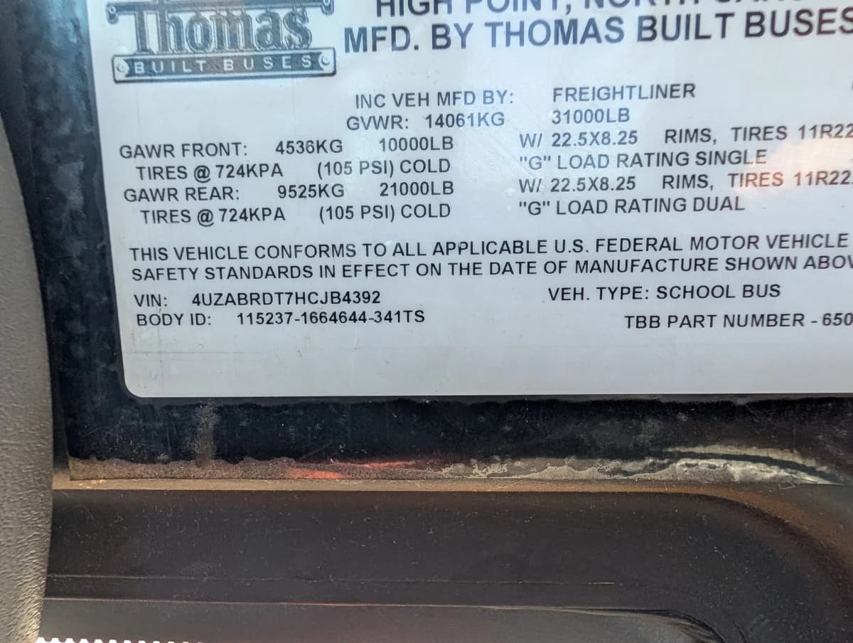 2017 Thomas C2 78 Passenger - Image 26