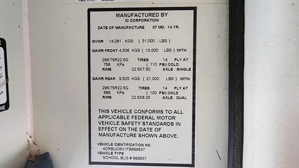 2015 International CE 77 Pass A/C - Image 25