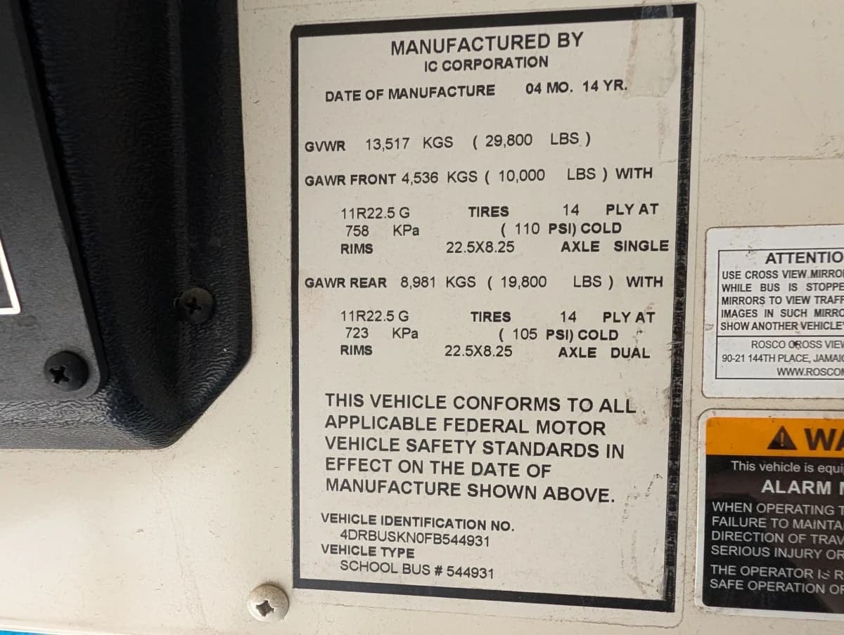 15 In Stock 2015 International CE 72P - Image 25