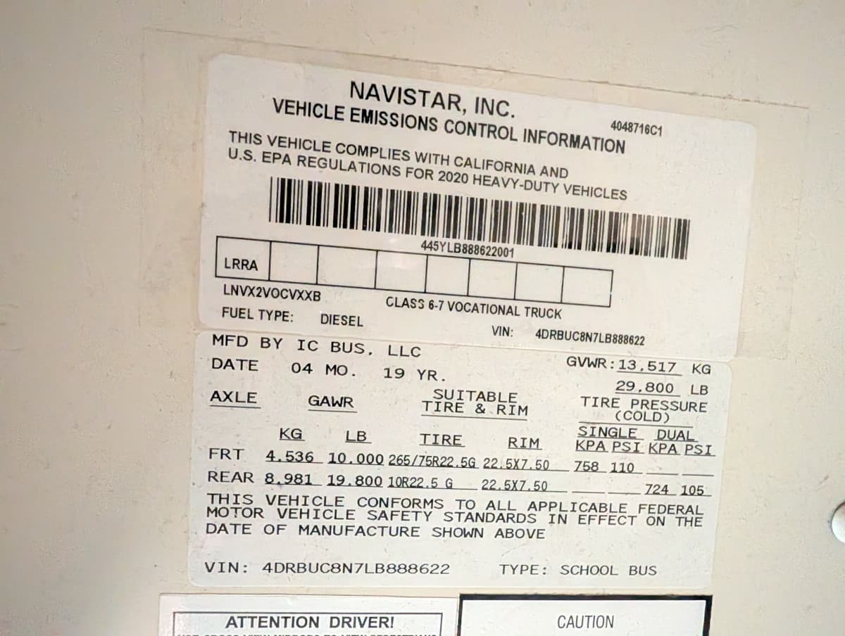 2020 International CE 72P - Image 27