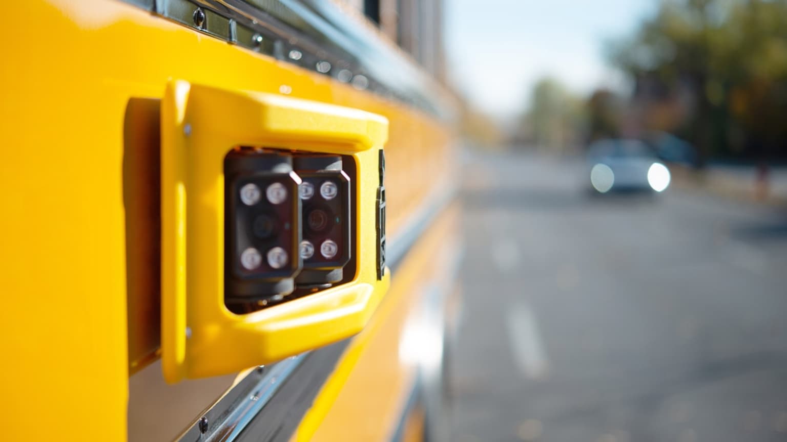 Image showing School Bus Stop-Arm Camera