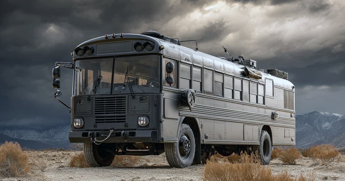 The Ultimate End-of-the-World Vehicle Might Be A Retired Transit Bus