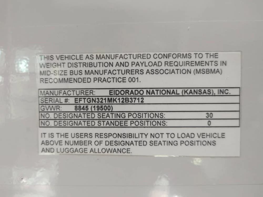 2020 Ford F-550 Eldorado Bus - Thumbnail 6 2020 Ford F-550 Eldorado Bus - Thumbnail 6