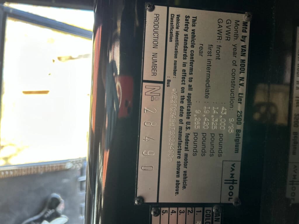 1996 VanHool T8 Star Car Entertainer - Thumbnail 8 1996 VanHool T8 Star Car Entertainer - Thumbnail 8