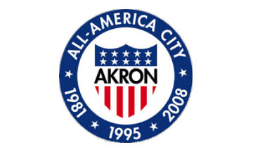 Akron, Ohio city flag