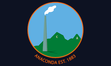 Anaconda, Montana city flag
