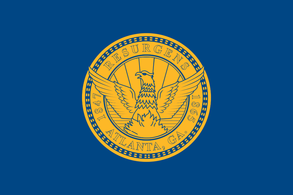 Atlanta, Georgia city flag