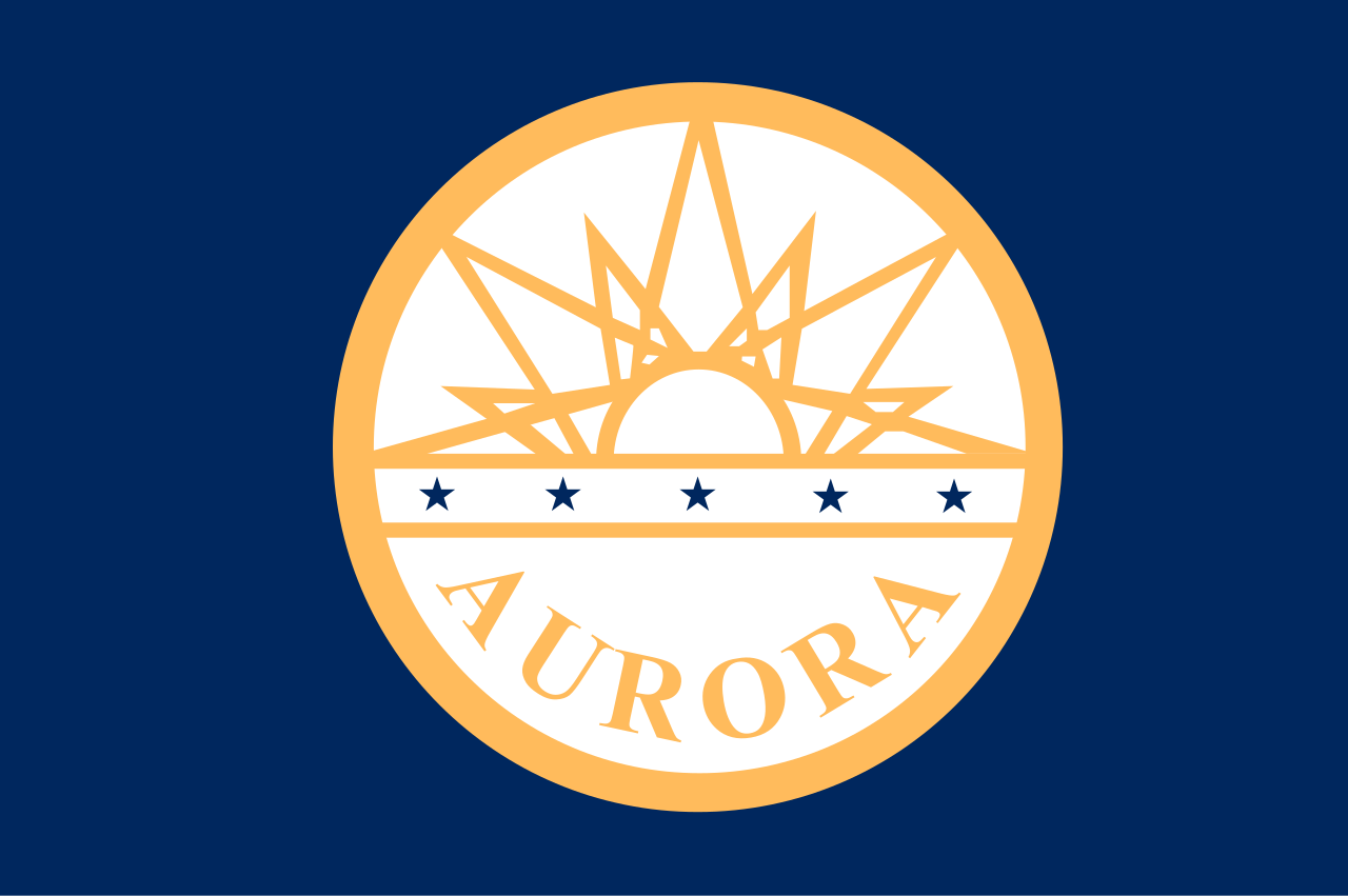 Aurora, Colorado city flag