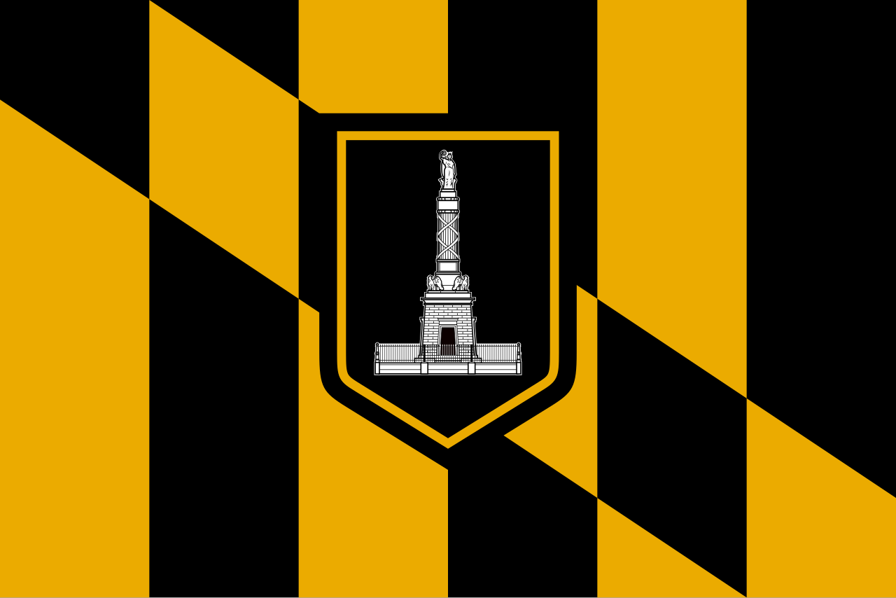 Baltimore, Maryland city flag