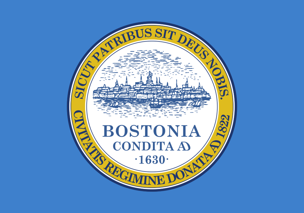 Boston, Massachusetts city flag