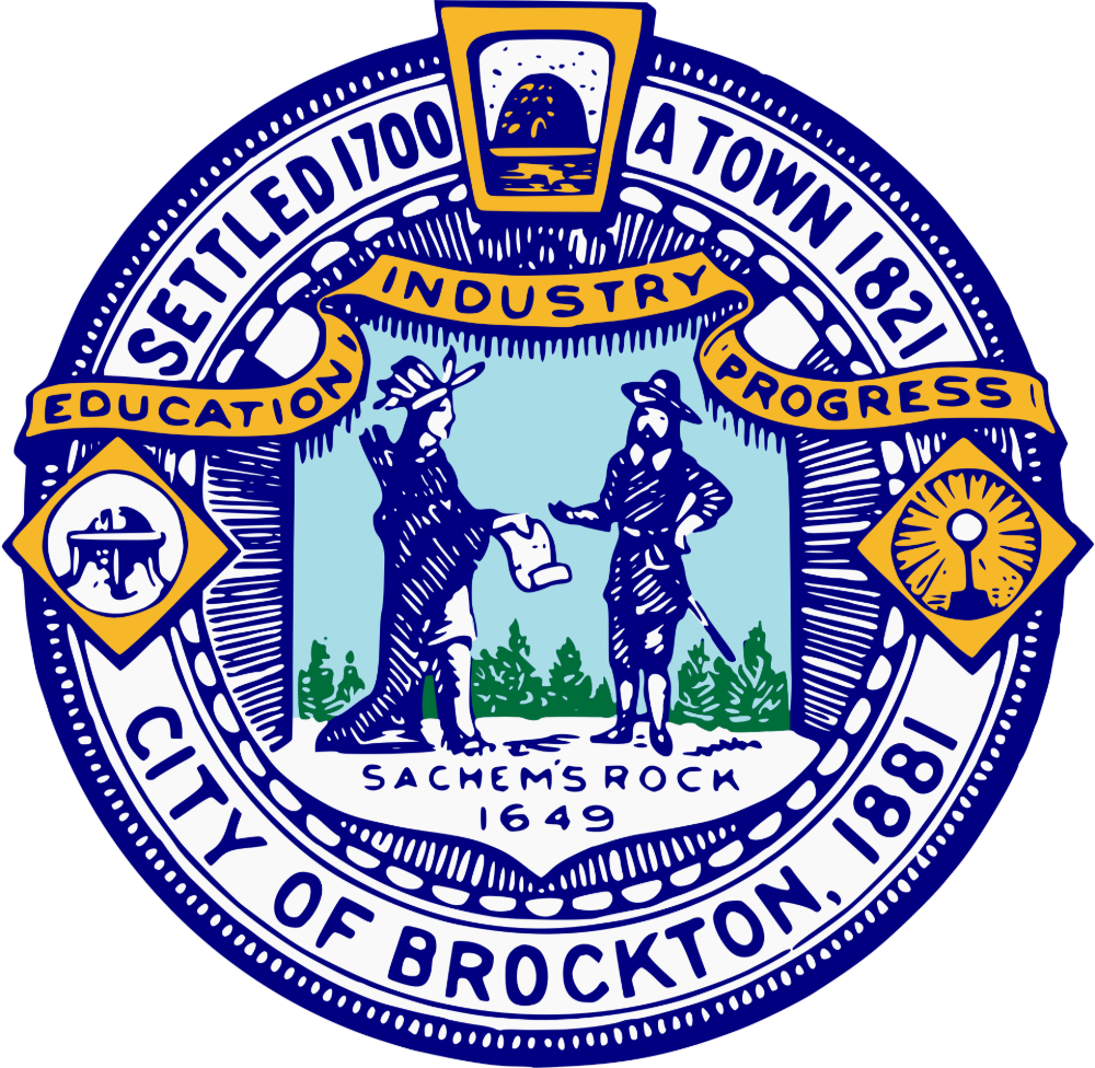 Brockton, Massachusetts city flag