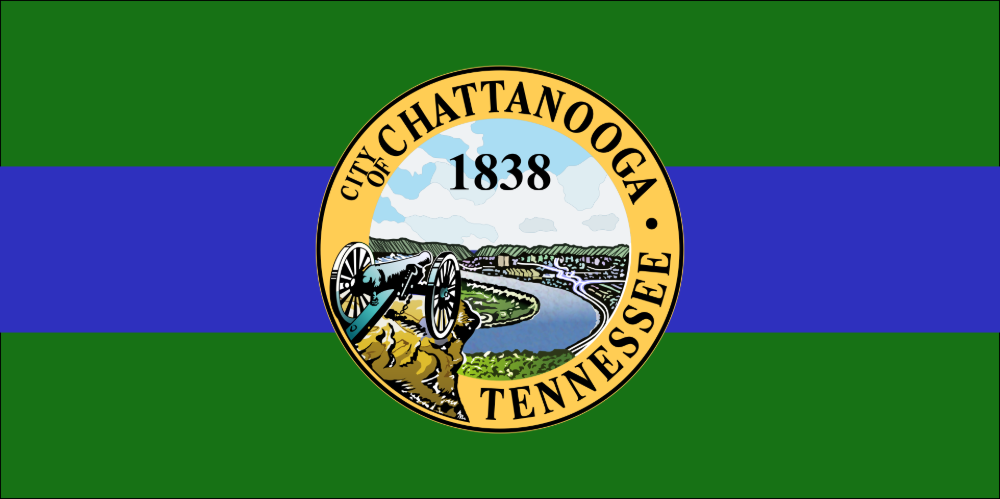 Chattanooga, Tennessee city flag