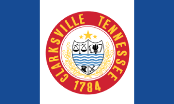 Clarksville, Tennessee city flag