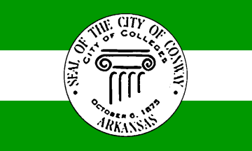 Conway, Arkansas city flag