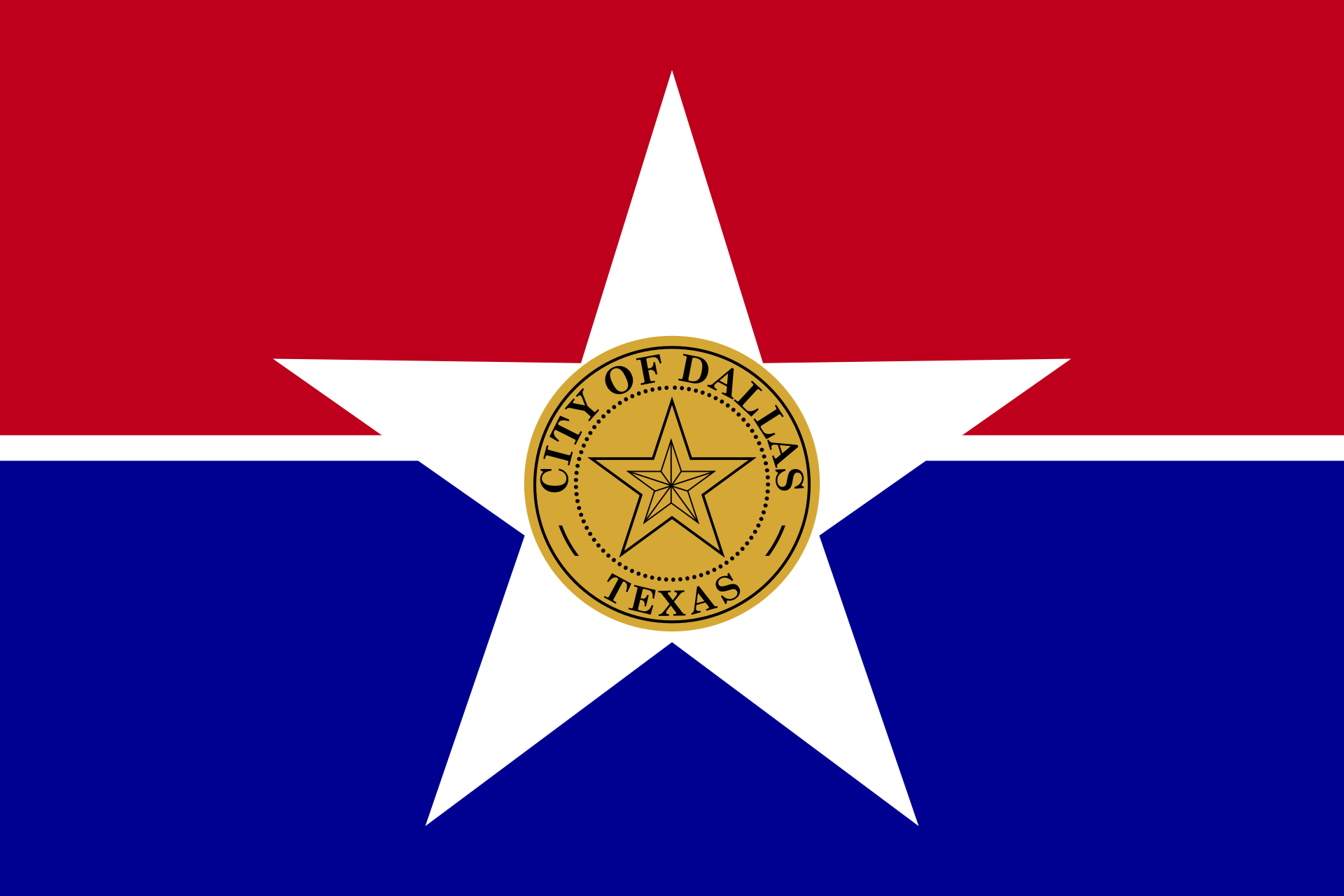 Dallas, Texas city flag
