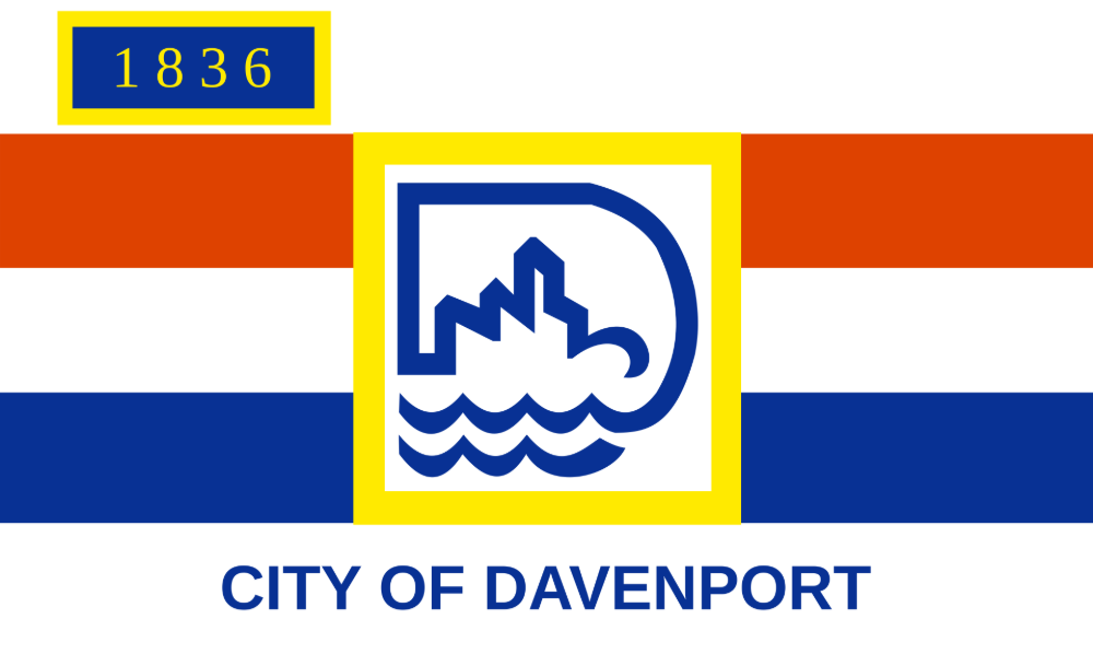 Davenport, Iowa city flag