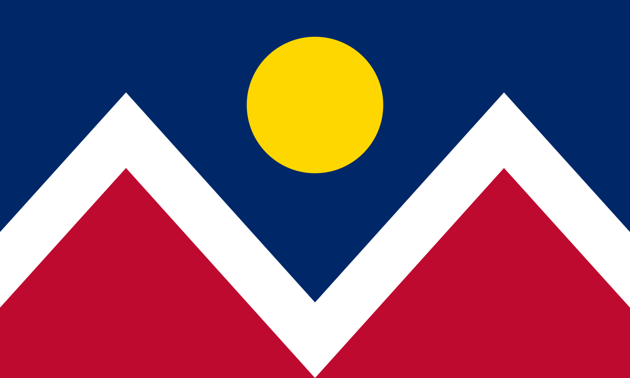 Denver, Colorado city flag