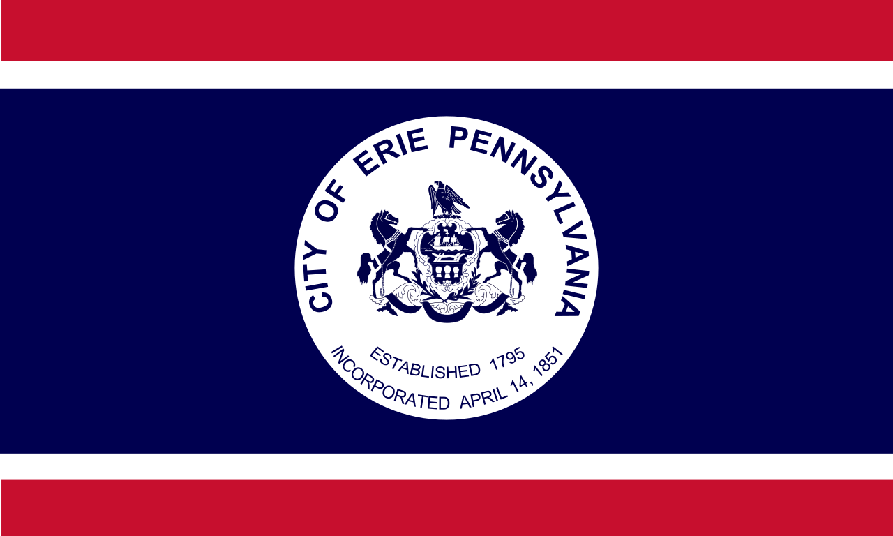 Erie, Pennsylvania city flag