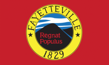 Fayetteville, Arkansas city flag