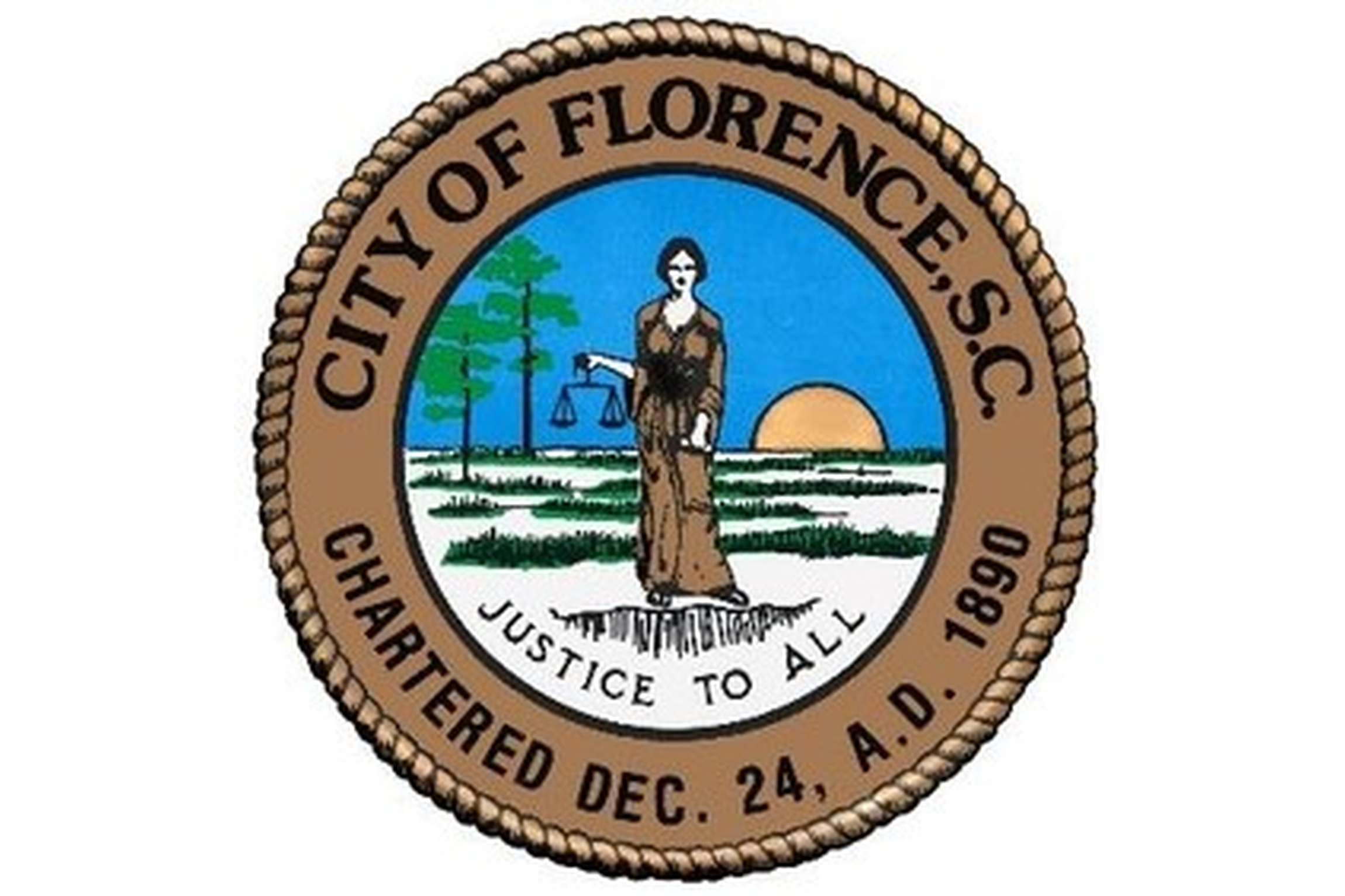 Florence, South Carolina city flag