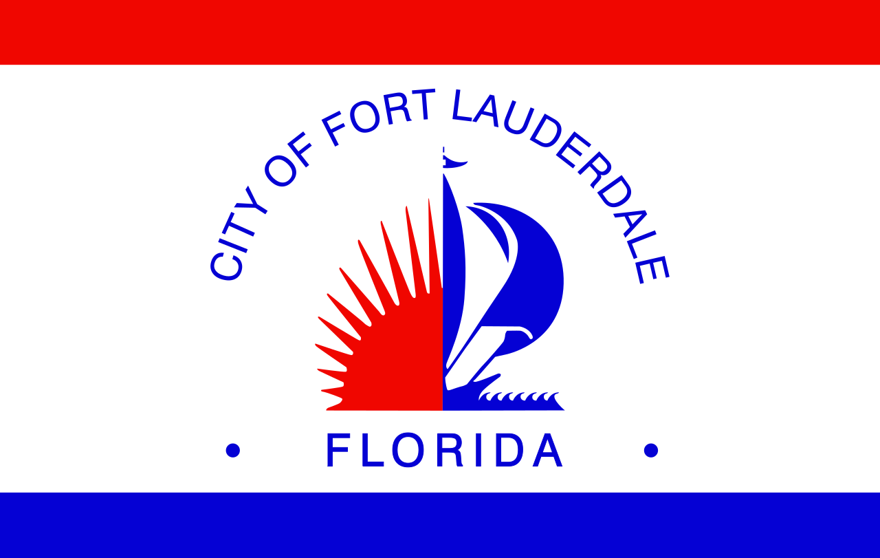 Fort Lauderdale, Florida city flag