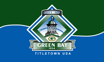 Green Bay, Wisconsin city flag