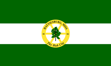 Hattiesburg, Mississippi city flag