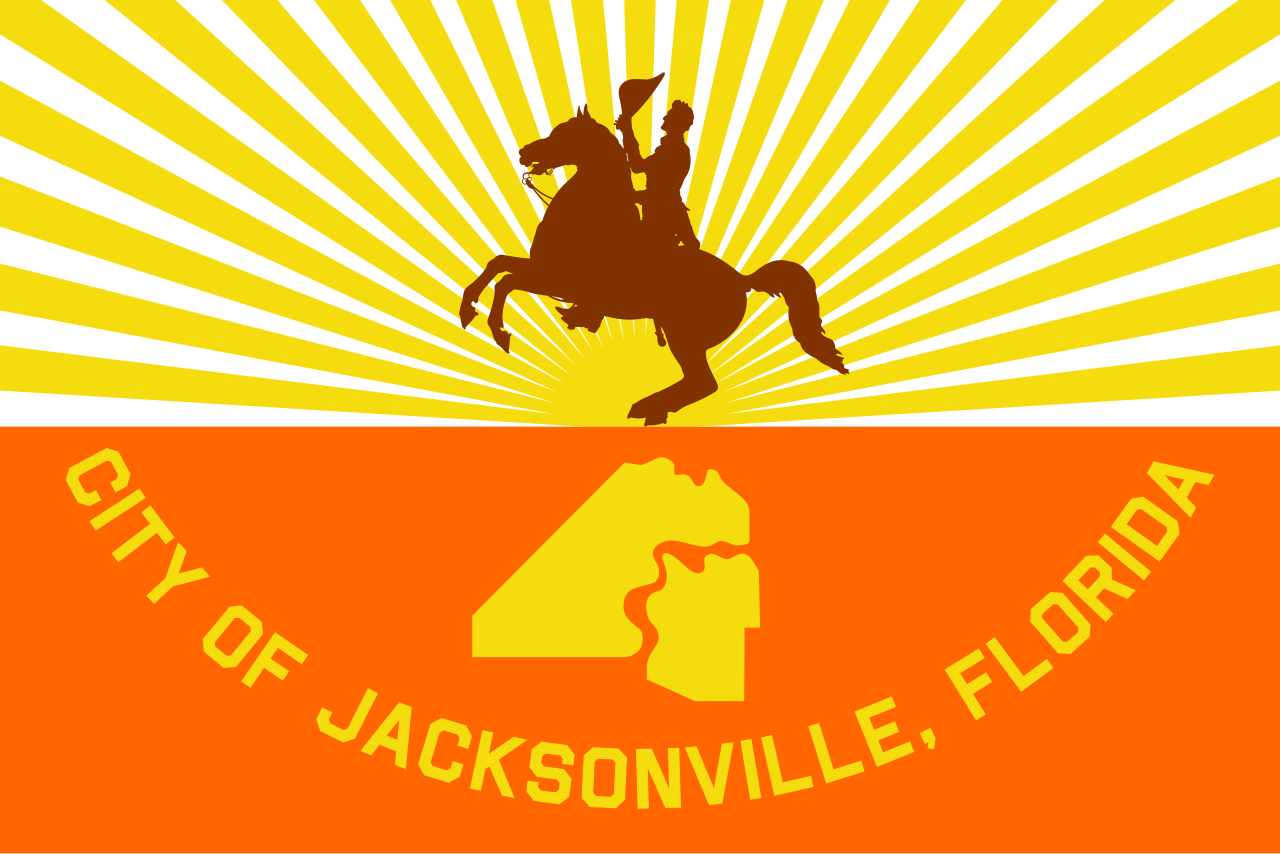 Jacksonville, Florida city flag
