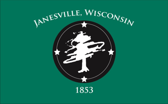 Janesville, Wisconsin city flag