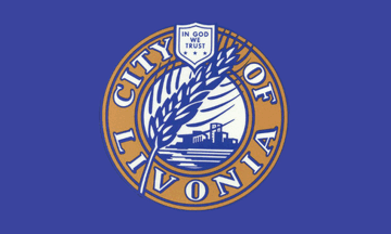 Livonia, Michigan city flag