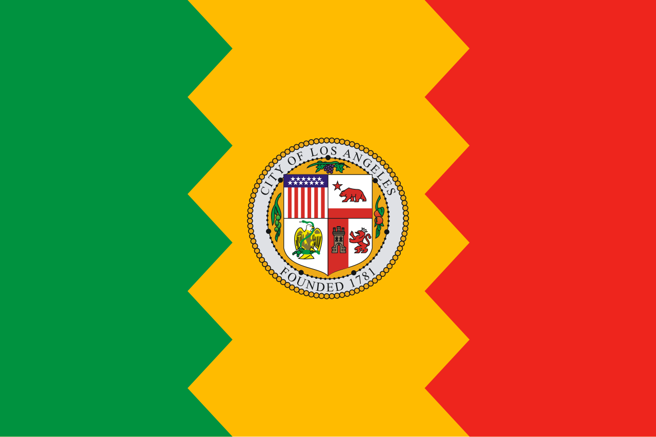 Los Angeles, California city flag