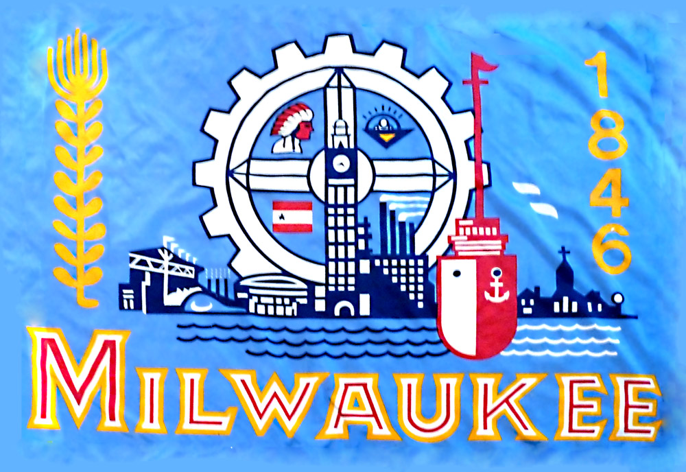 Milwaukee, Wisconsin city flag