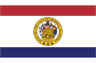 Mobile, Alabama city flag