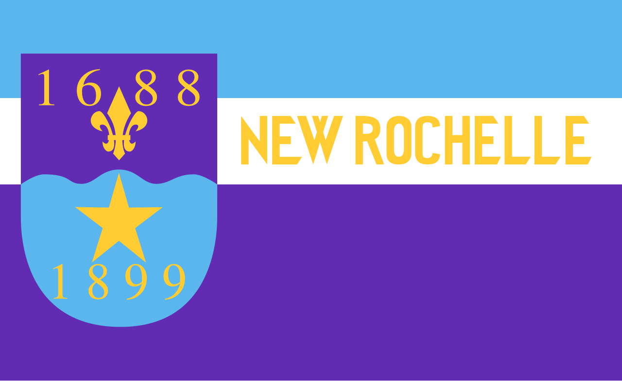 New Rochelle, New York city flag