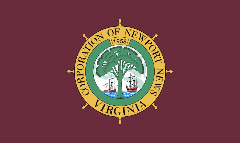 Newport News, Virginia city flag