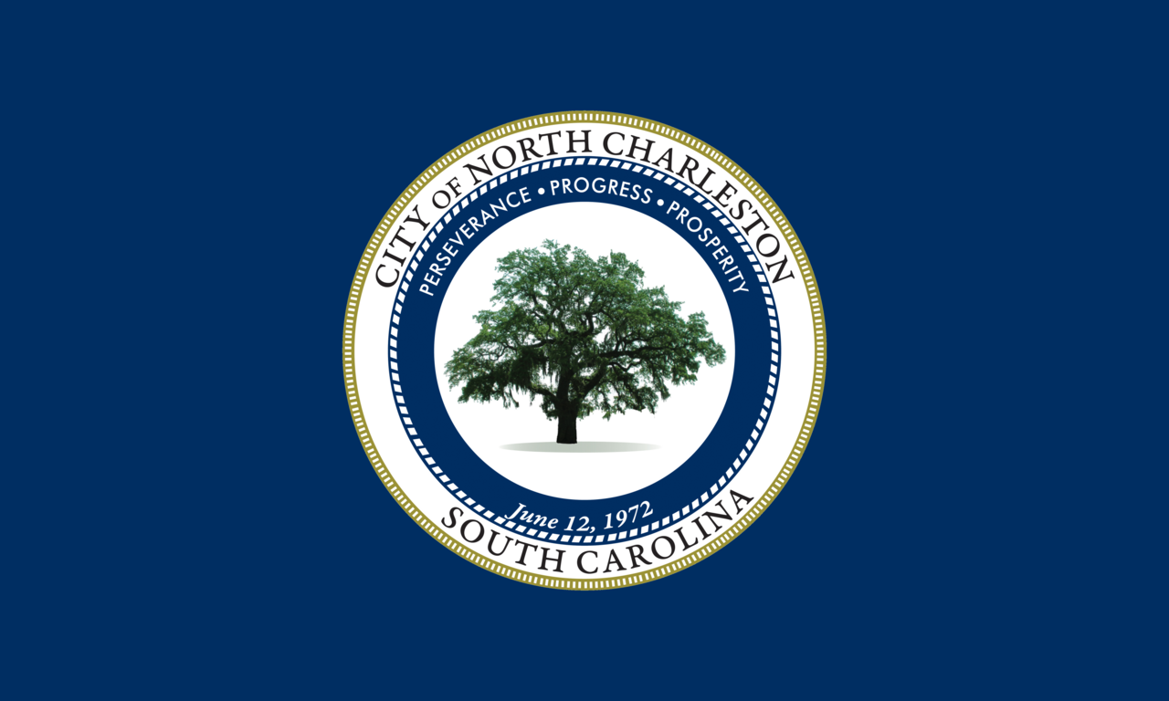 North Charleston, South Carolina city flag
