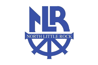 North Little Rock, Arkansas city flag