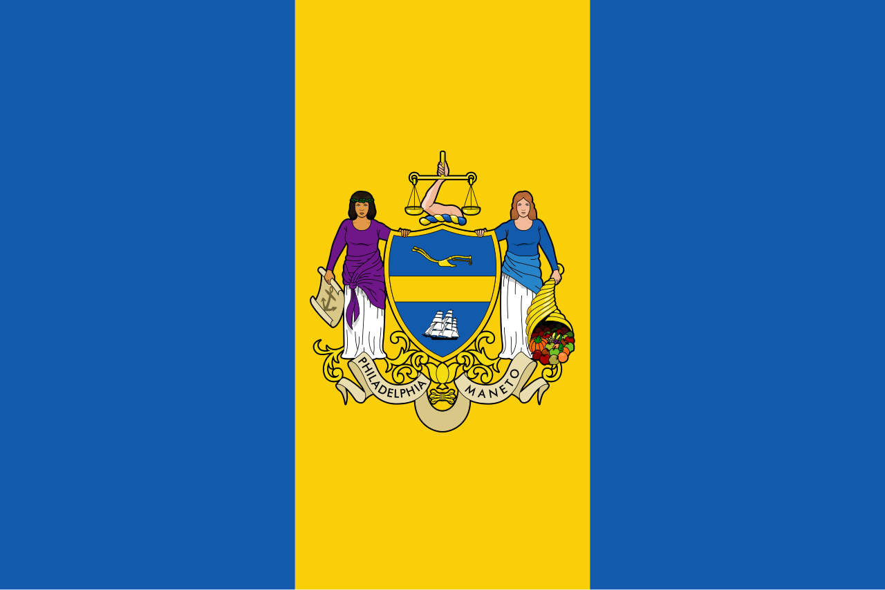 Philadelphia, Pennsylvania city flag