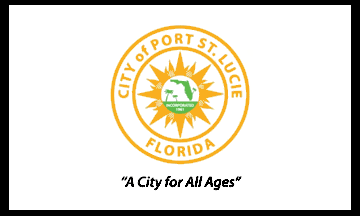 Port St. Lucie, Florida city flag