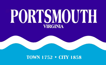 Portsmouth, Virginia city flag