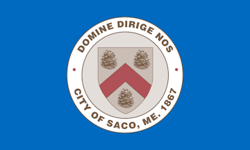 Saco, Maine city flag