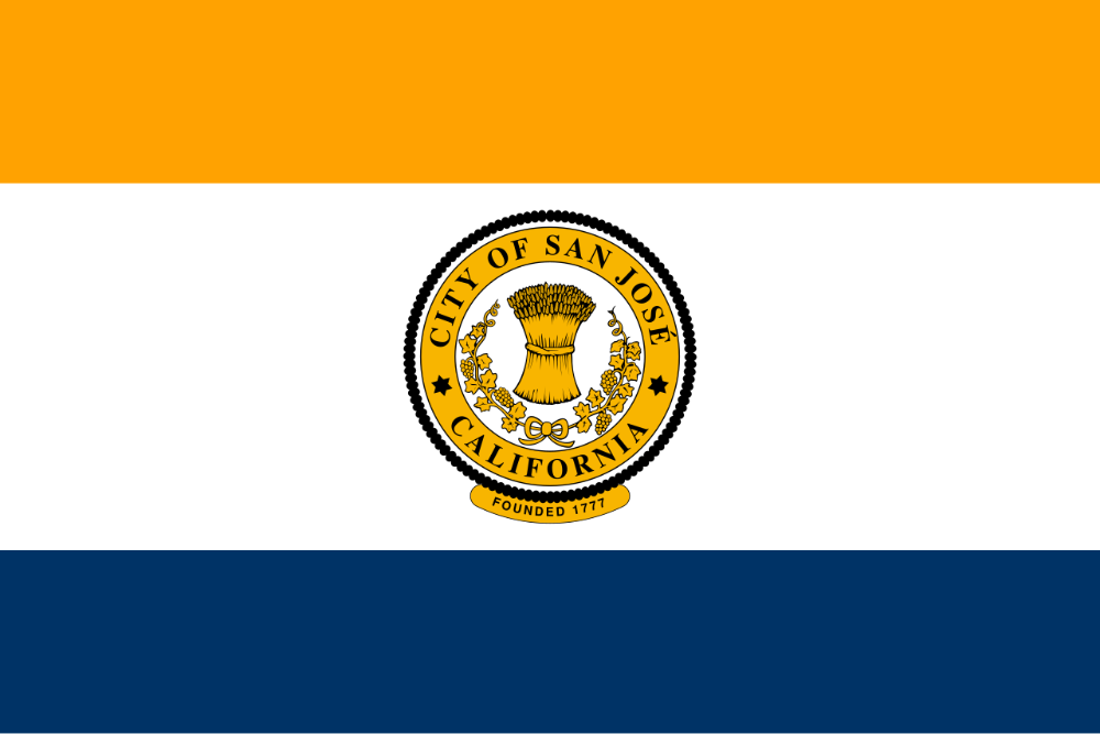 San Jose, California city flag