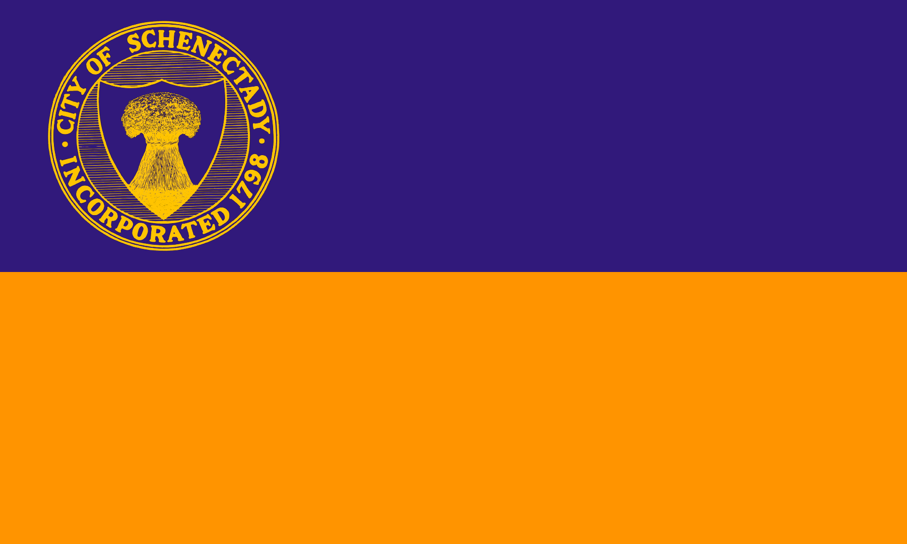 Schenectady, New York city flag