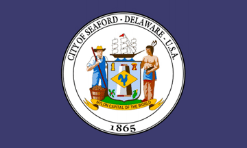 Seaford, Delaware city flag