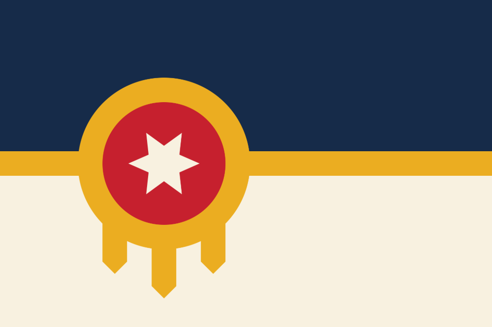 Tulsa, Oklahoma city flag