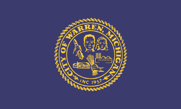Warren, Michigan city flag